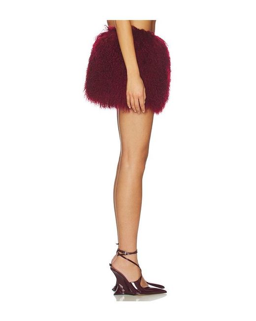 Susanna Chow Red Carrie Skirt