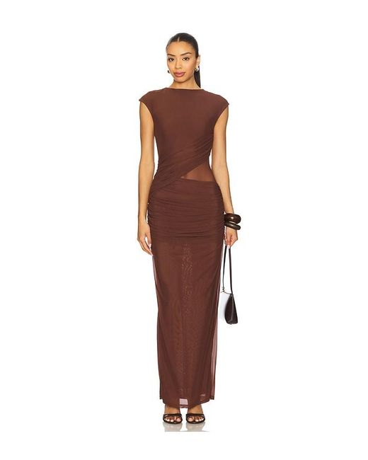 ROBE MAXI LORELAI en Chocolate SNDY'S en coloris Brown