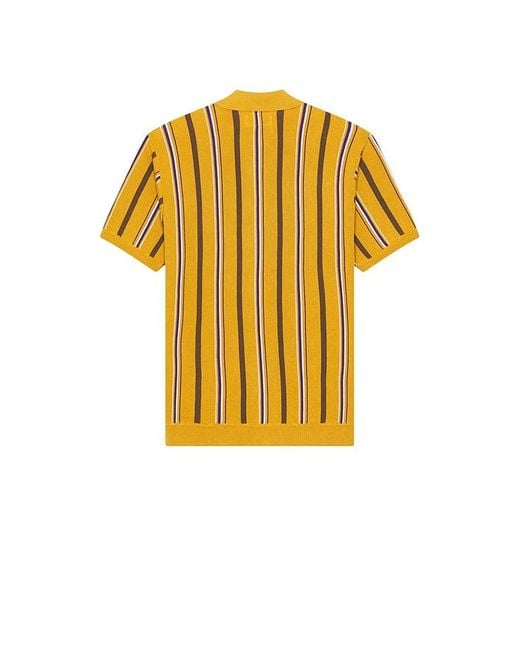 メンズ Beams Plus Zip セーター Yellow