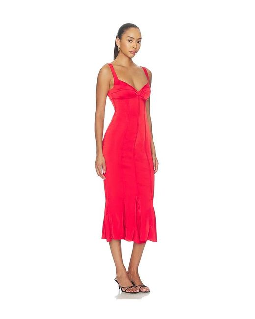 GUIZIO Red Amelie Bra Dress