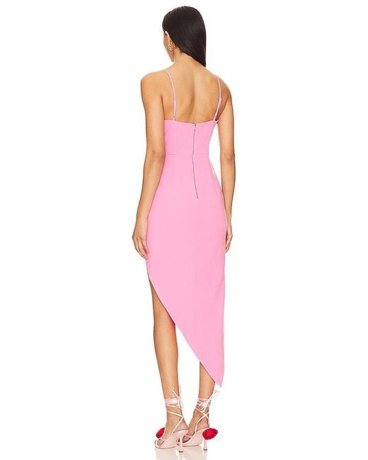 Bardot Pink Leighton Midi Dress