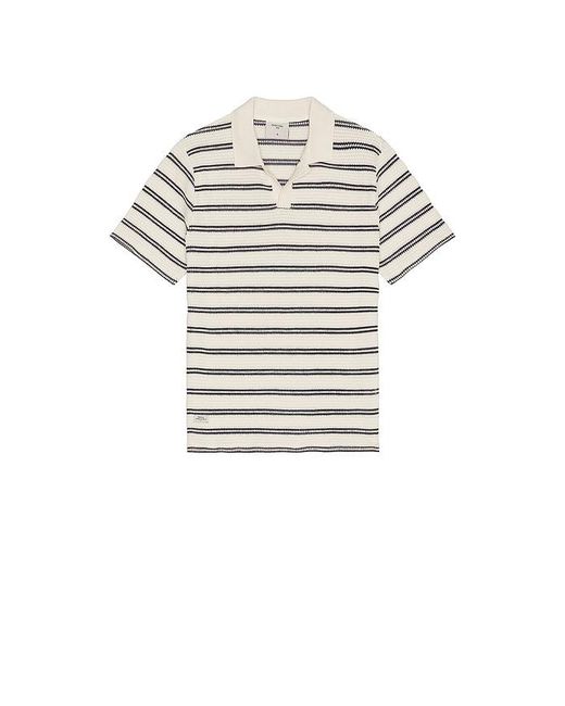 Percival Multicolor Moore Open Collar Polo for men