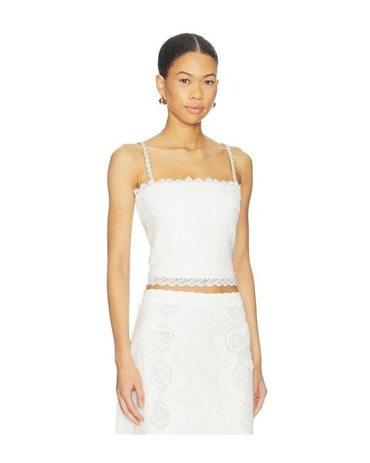 Waimari White Amatista Top