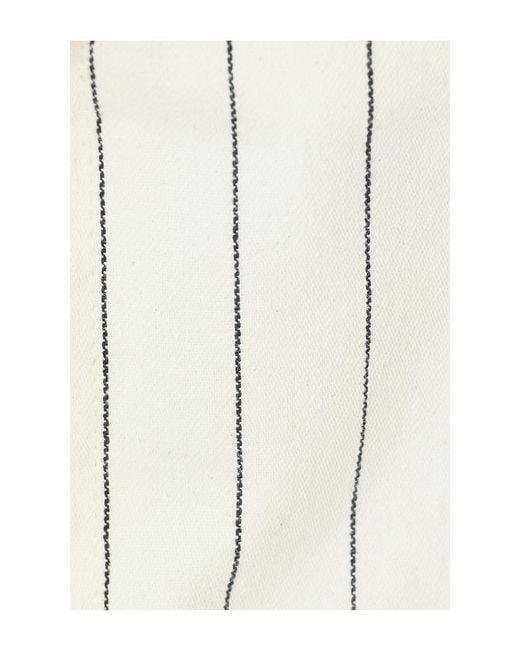 L'Agence White Saga Button Front Top