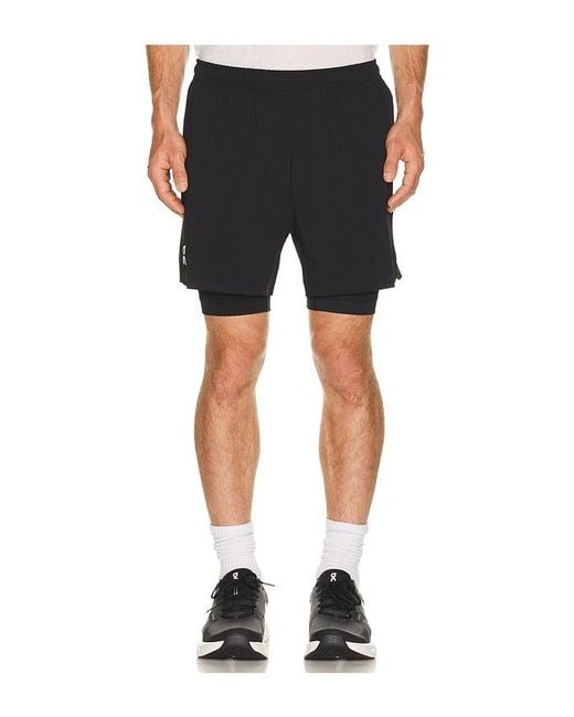 On Shoes Blue Train 2-In-1 Shorts for men