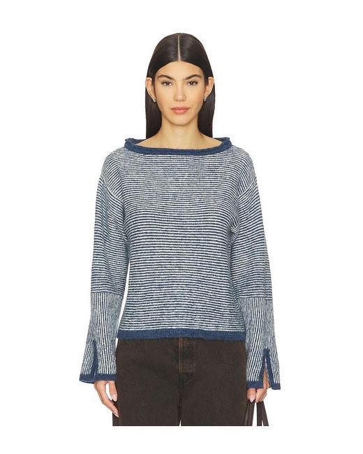Nation Los Angeles Blue Willow Pullover Sweater