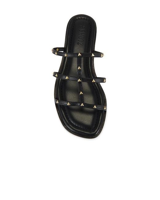 SCHUTZ SHOES Black Lydia Sandal