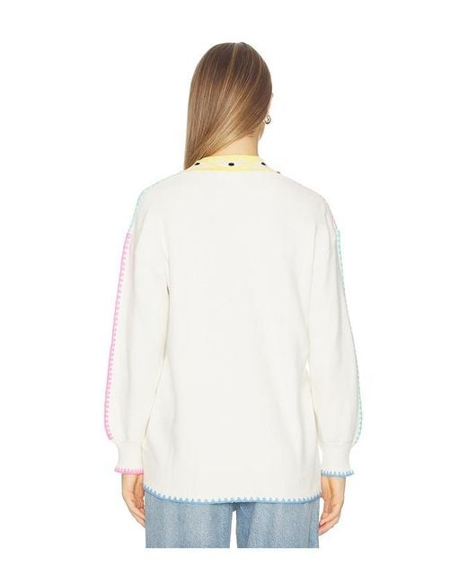 Never Fully Dressed White Celestial Martha Cardigan