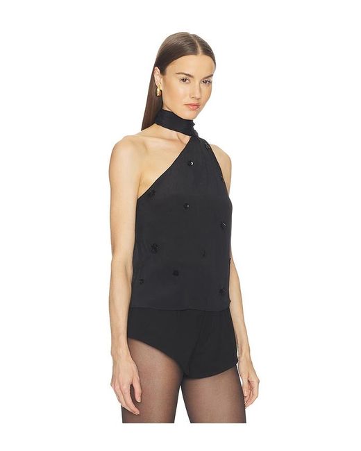 L'academie Black 'Academie Brynn Embellished Top