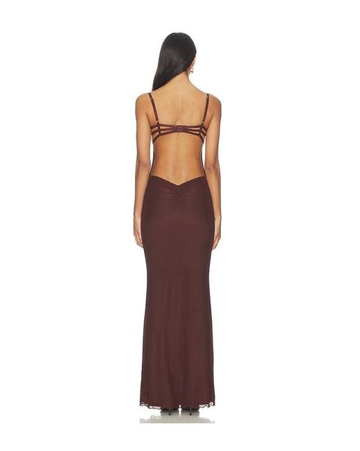 I.AM.GIA Brown Silo Maxi Dress