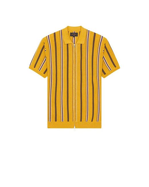 メンズ Beams Plus Zip セーター Yellow