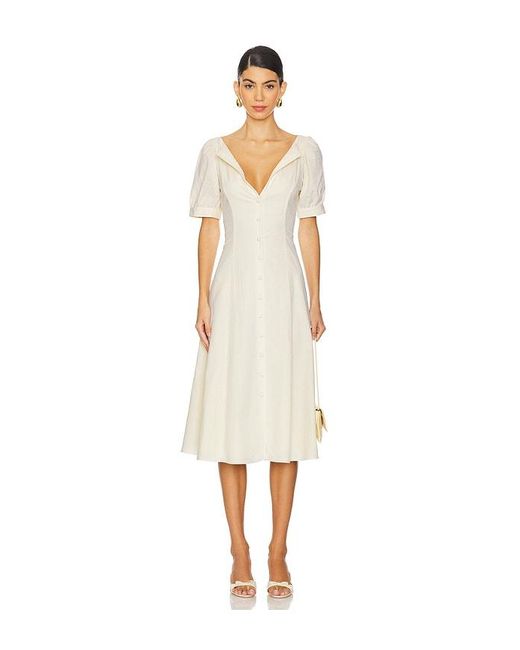 Mirror Palais White Tea For Two Dress