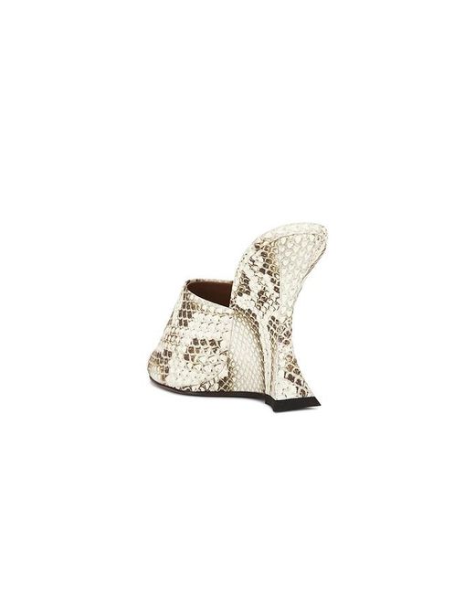 Paris Texas White Nina Mule 105