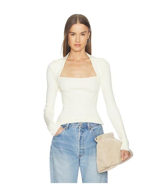 Jersey Amita En Talla (También En Xs, Xxs, S, M, Xl) Camila Coelho de color White