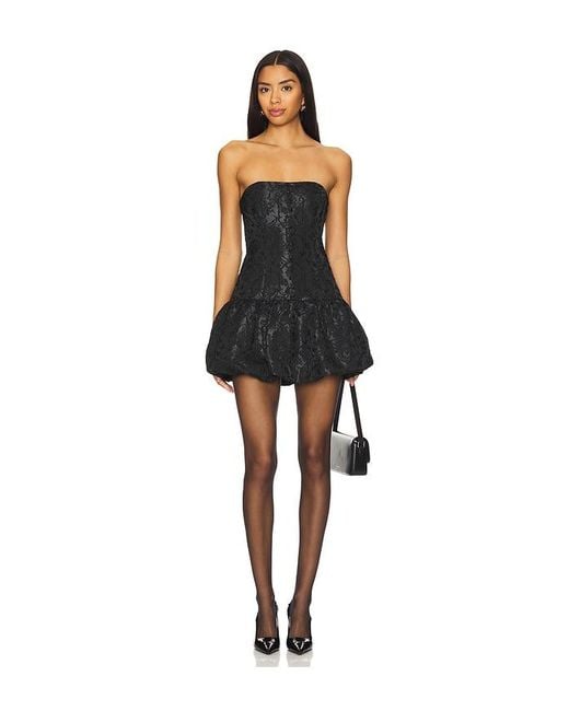 MAJORELLE Black Robin Mini Dress