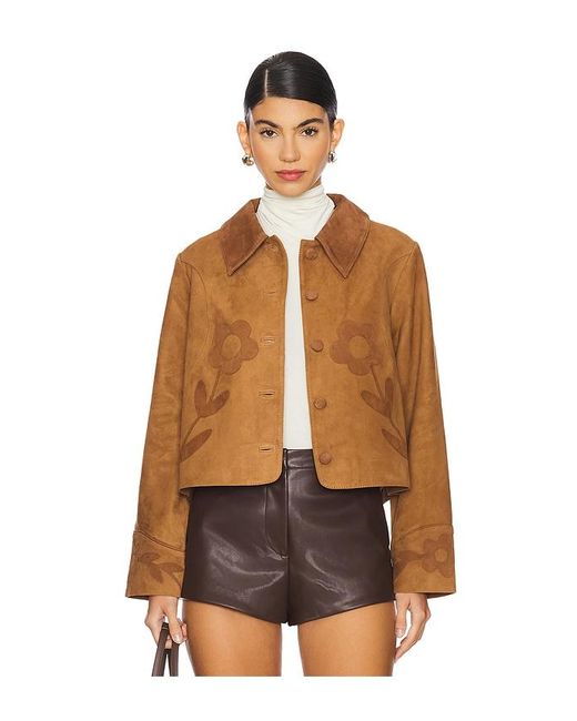 Rixo Brown Dionne Jacket