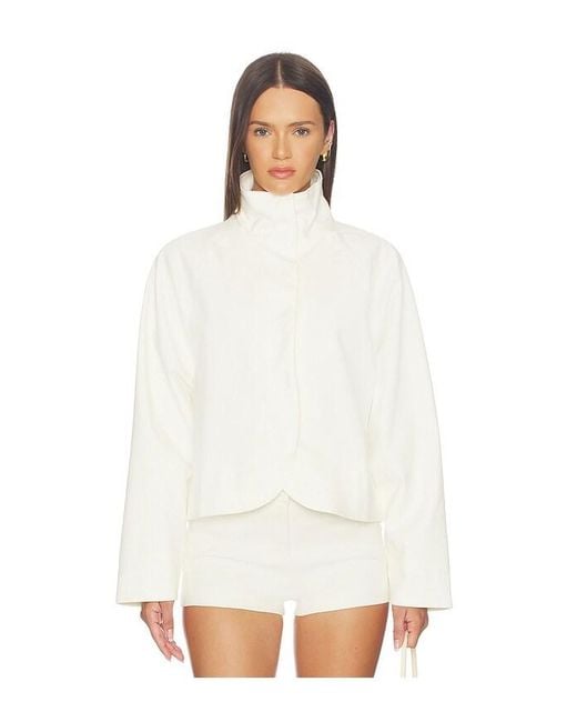 Lovers + Friends White Lucia Jacket