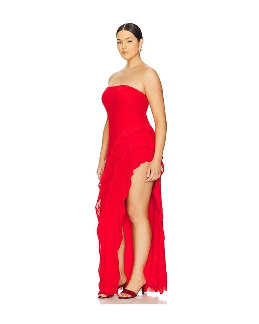 AFRM Red X Revolve Siobhan Dress