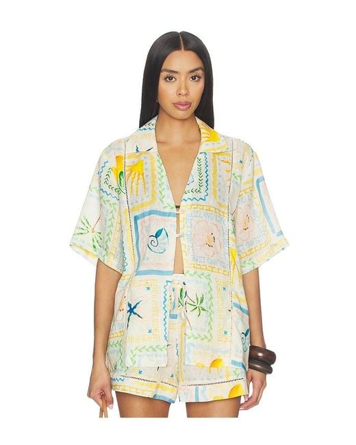 LSPACE Yellow La Mer Shirt