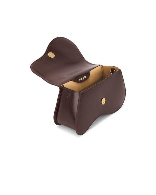 Cult Gaia Brown Kazia Crossbody Bag