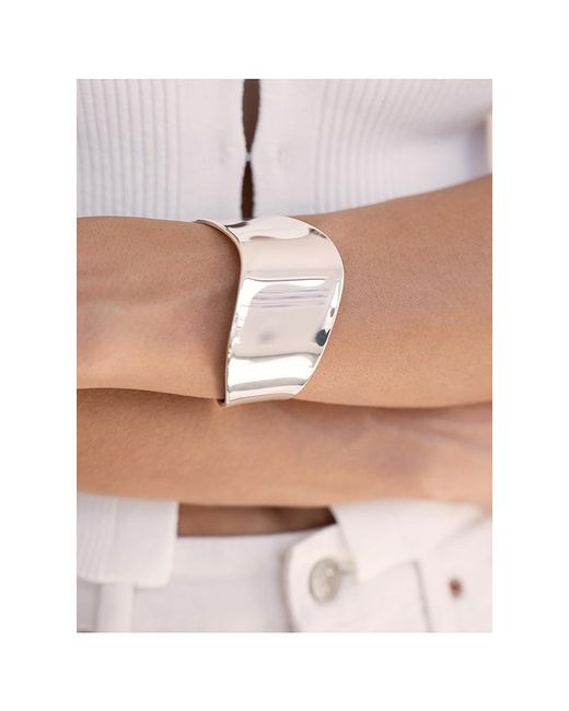 Ettika White Smooth Cuff Bracelet