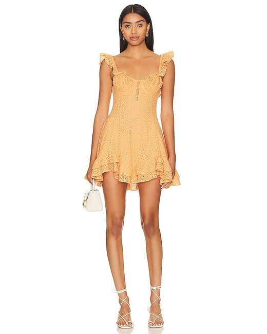 Camila Coelho Orange Cecilie Mini Dress