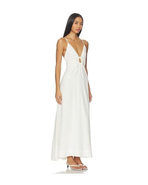 LSPACE White Mabel Maxi Dress