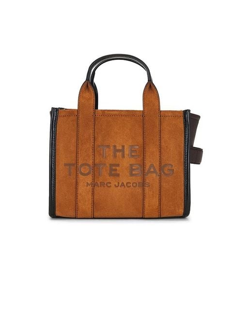 Marc Jacobs Brown The Suede Small Tote Bag
