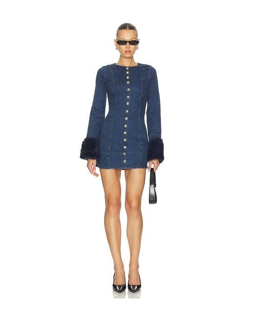 Minivestido Rockefeller En Color Azul Talla (También En Xs, Xl) Show Me Your Mumu de color Blue