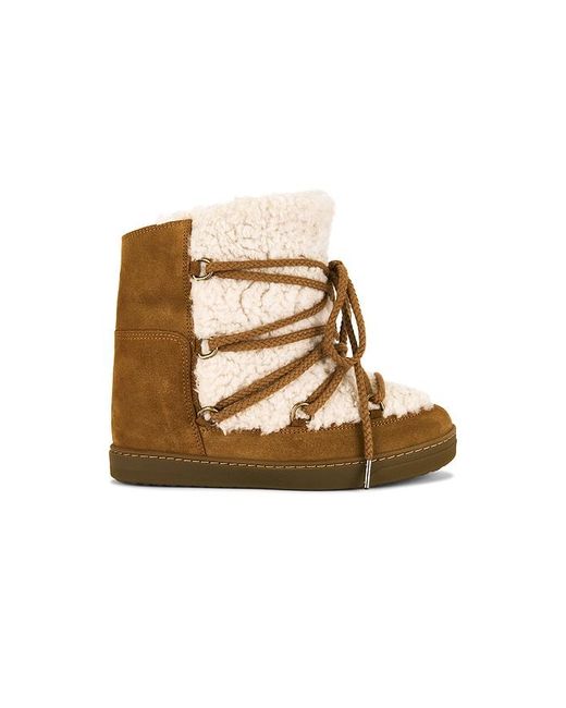 Isabel Marant Multicolor Nowles Shearling Snow Boot