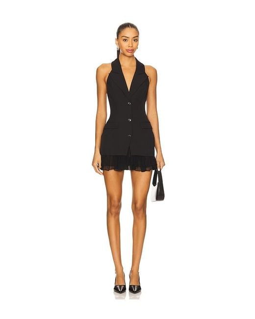 Lovers + Friends Black Siena Mini Dress