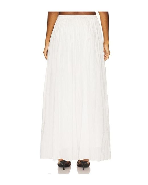 ROBE MAXI en White Tularosa