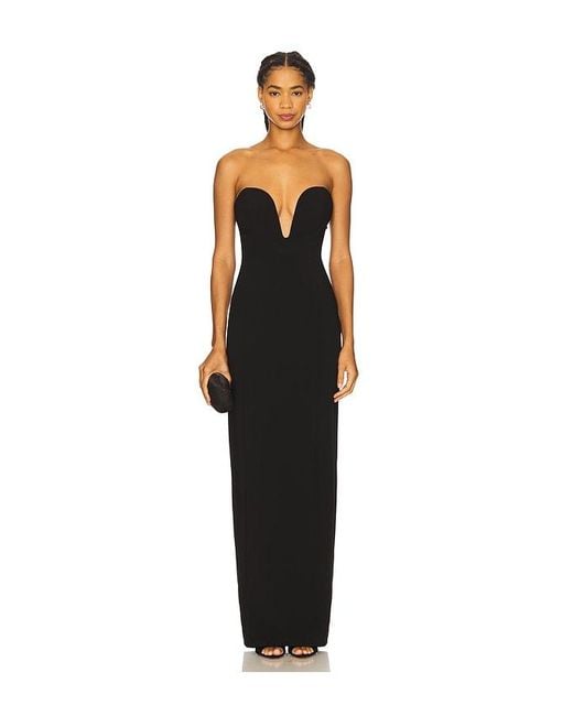 Lovers + Friends Black Laveau Gown