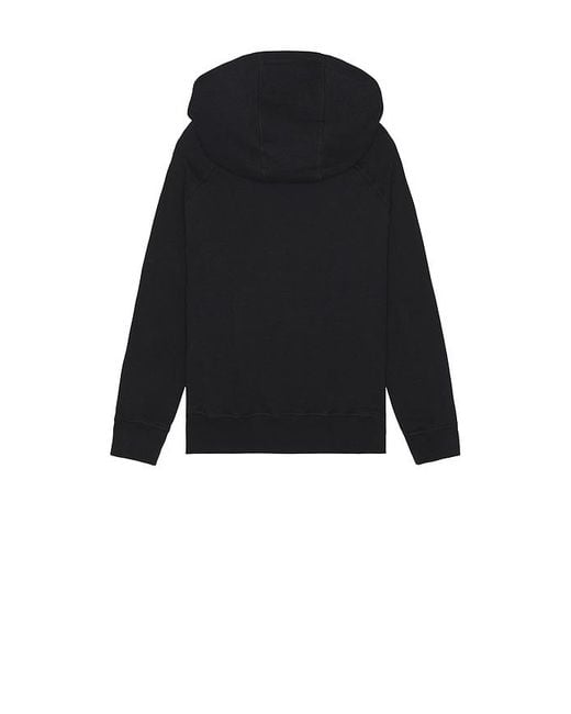 Bather Black Terry Hoodie for men