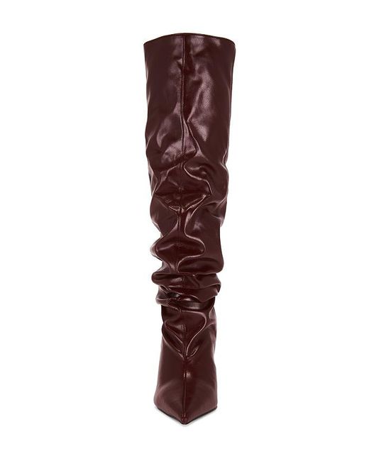 Steve Madden Brown Boot Distortion