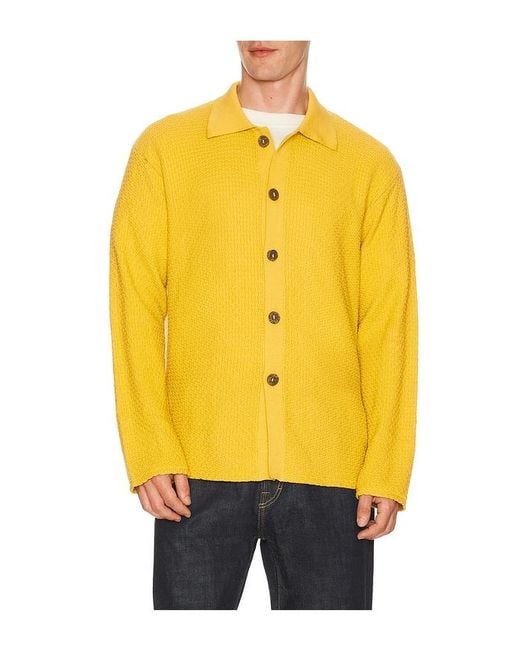 Isa Boulder Yellow Aurum Drift Shirt for men
