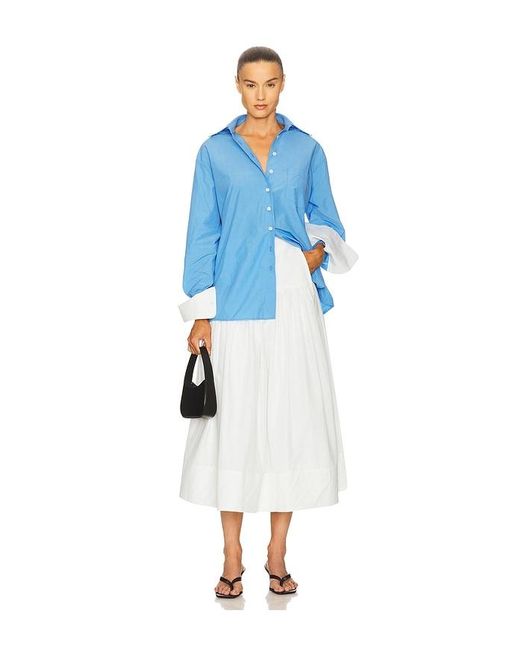 Helsa White Rock Wrap Skirt