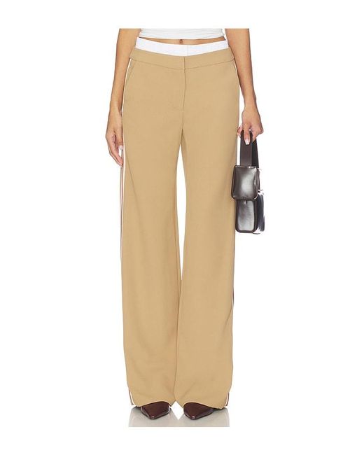 Veronica Beard Natural Eugene Pant