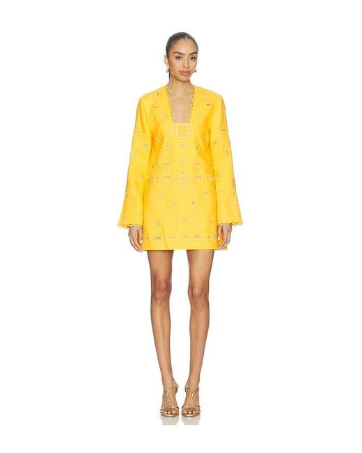 Alexis Yellow Eulia Dress