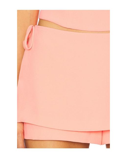 Amanda Uprichard Orange Deserae Skort
