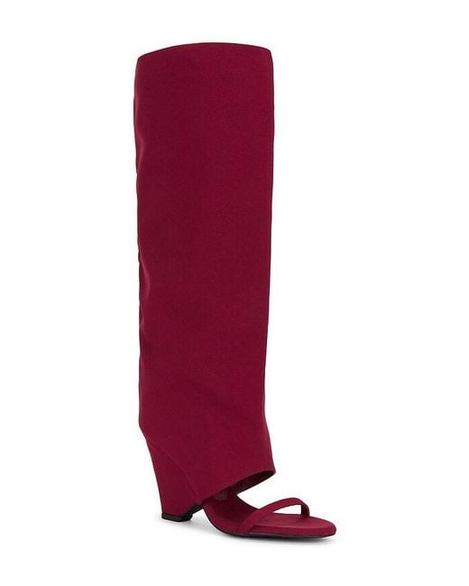 Jeffrey Campbell Red Boot Shroud
