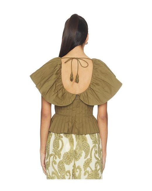 Scarlett Poppies Green Sagar Top