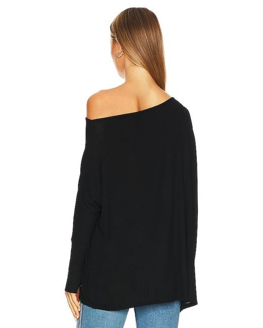 Michael Lauren Black Deuce Oversized Top