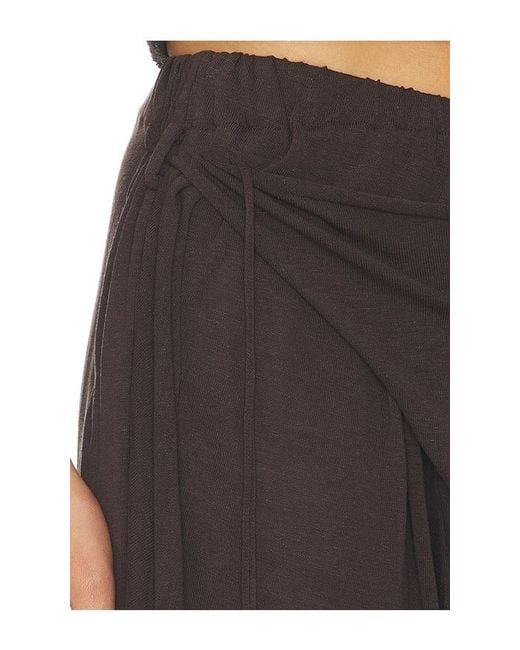 OTTOLINGER Black Linen Sweatpant
