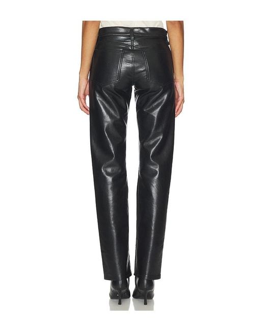 Agolde Black Low Rise Slim