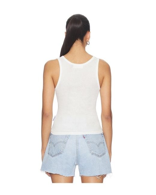 The Laundry Room Blue Ride A Mamacita Rib Tank Top