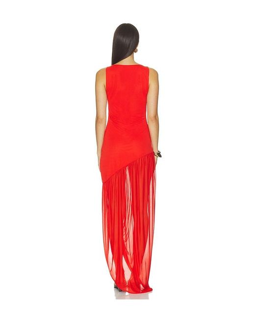 SRG Red Henry Maxi Dress