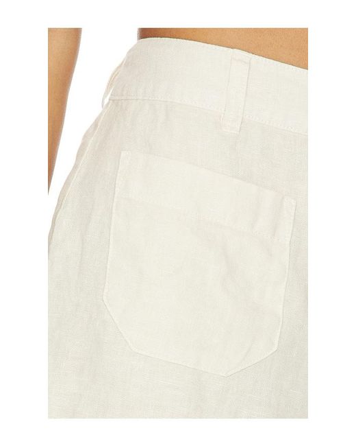 Sanctuary White Linen Marine Short