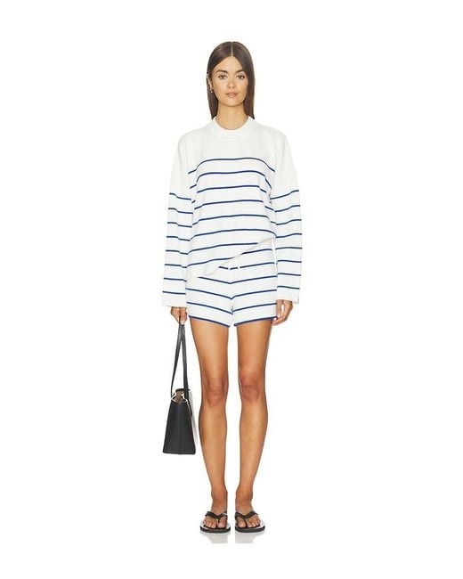 La Ligne White Leo Sweater