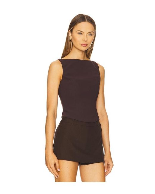 Amanda Uprichard Ines トップ Black
